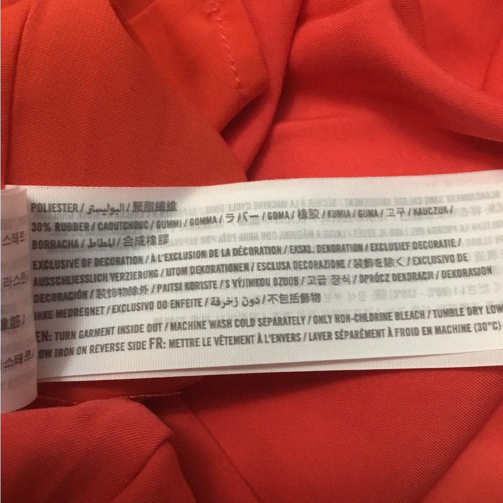 Abercrombie & Fitch Red Ruched Spaghetti-Strap Maxi Dress - Picture 12 of 16